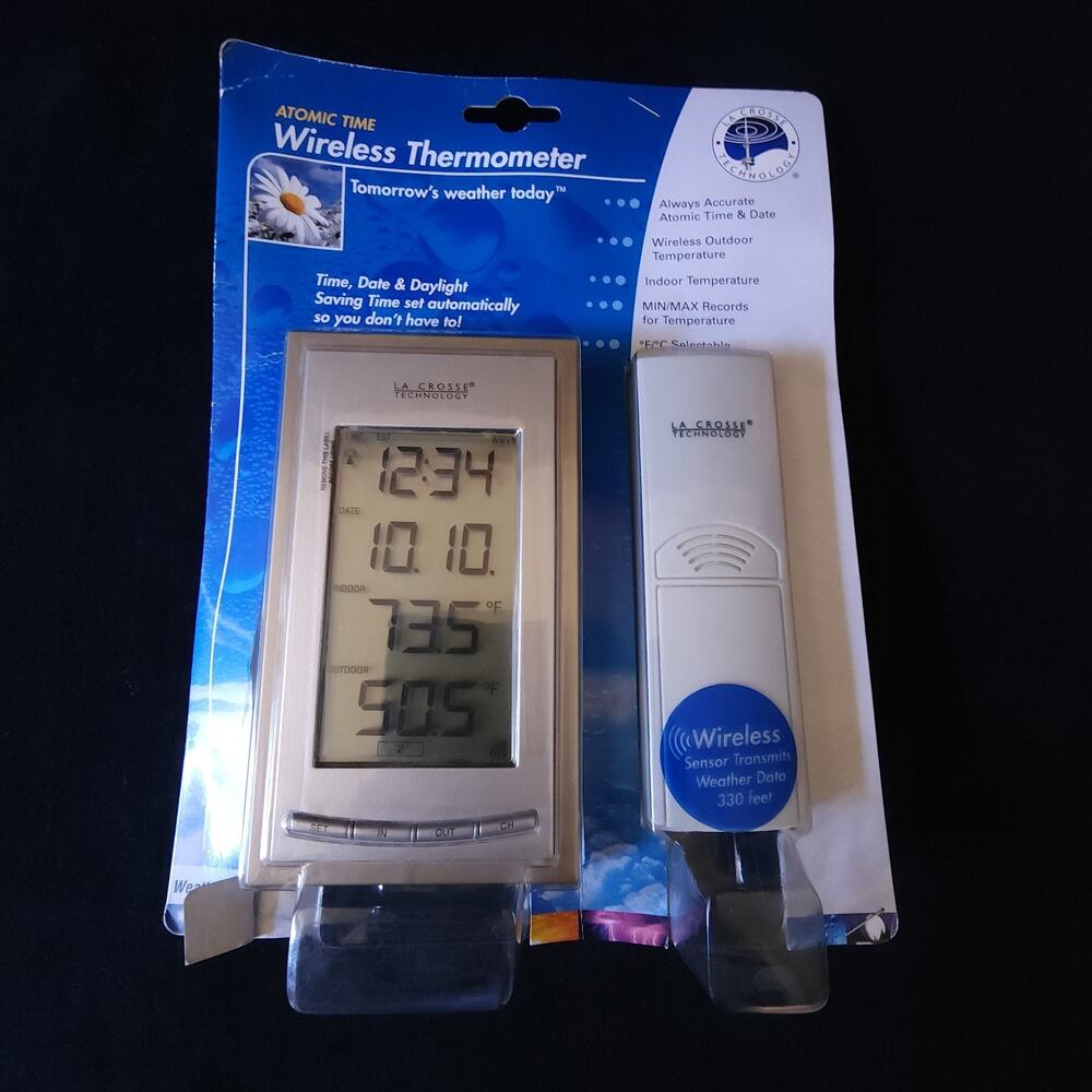 La Crosse Technology Wireless indoor outdoor Thermometer Weather One Model 9013